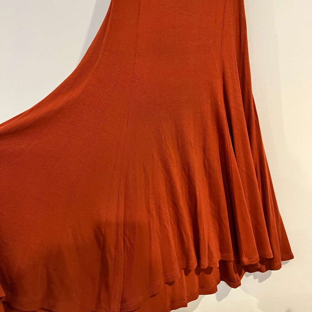 Uo Silence + Noise Rust Mesh Racerback A-Line Dre… - image 5